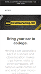 Mobile Screenshot of freshmenparking.com